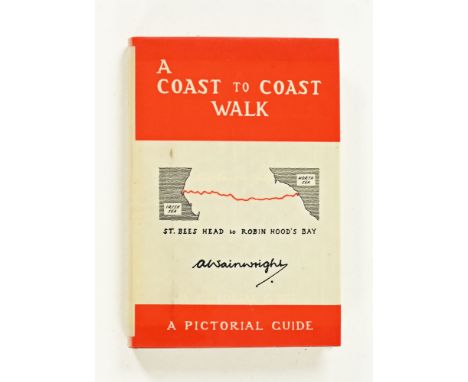 Wainwright Alfred, A Coast To Coast Walk, published in 1973 by Westmorland Gazette, first edition, signed.