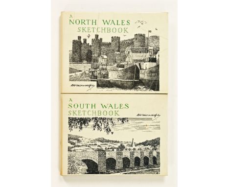 Wainwright Alfred, A North Wales Sketchbook 1982 first edition, signed, and a South Wales Sketchbook 1983 first edition, sign