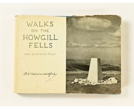 Wainwright Alfred, Walks On The Howgill Fells 1972 first edition.