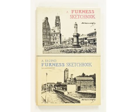 Wainwright Alfred, A Furness Sketchbook 1978 first edition, signed and a Second Furness Sketchbook 1979 first edition, signed