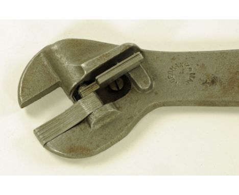 A German patent Huber No. 1 U boat adjustable spanner.  Length 15.5 cm.