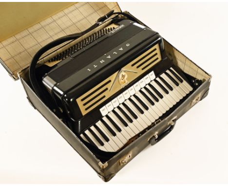 A Galanti Dominator 2 accordion, cased.