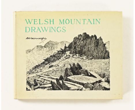 Wainwright Alfred, Welsh Mountain Drawings, 1981 first edition, signed.