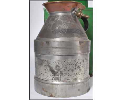 A 20th century Industrial  British Petroleum / BP 1 gallon measuring jug complete in the transport container. The item coming