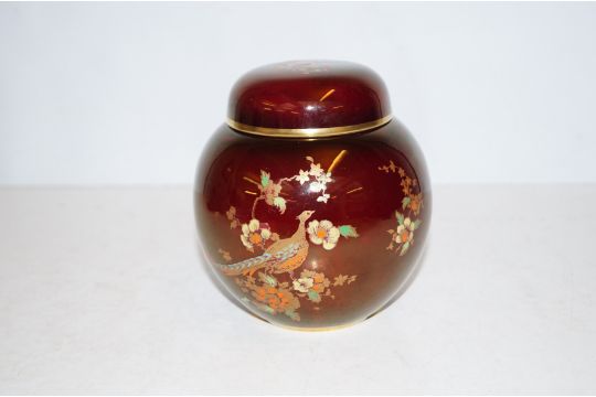 Carlton Ware Rouge Royale Ginger Jar Peasant Pattern