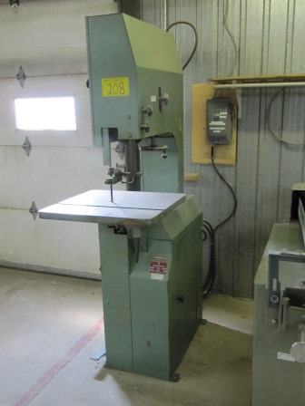 POITRAS 355 2 HP VERTICAL BANDSAW S/N: J088011-91