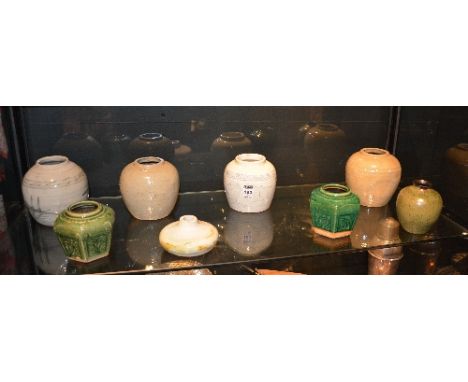 A mixed lot of vintage ginger jars, to include a Chinese example (8)