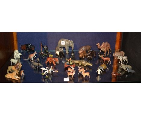 A collection of vintage Britains lead zoo animals (48)