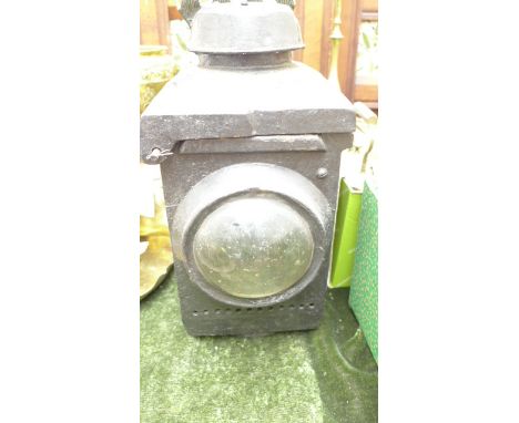 Larger metal cased lamp holder inset handled lamp fitting