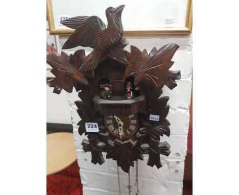 VINTAGE WALL CUCKOO CLOCK 