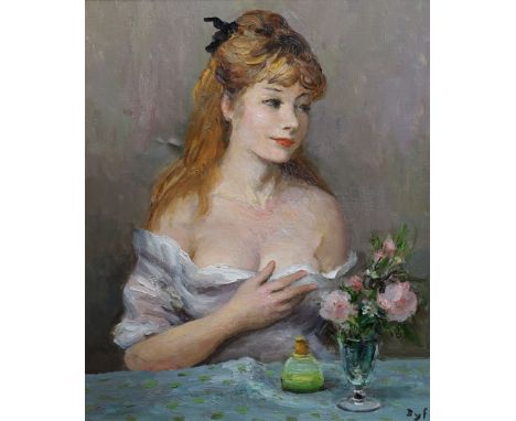 § § Marcel Dyf (French, 1899-1985) 'Claudine'oil on canvassigned54 x 44cmOil on canvas in good original condition, one slight