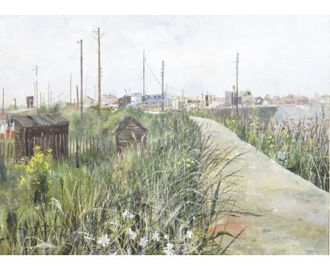 Anthony Richard Cooke (1933-2006) ‘Houseboats at Shoreham’oil on panelsigned and dated ’58 and inscribed verso74 x 100cmOil o