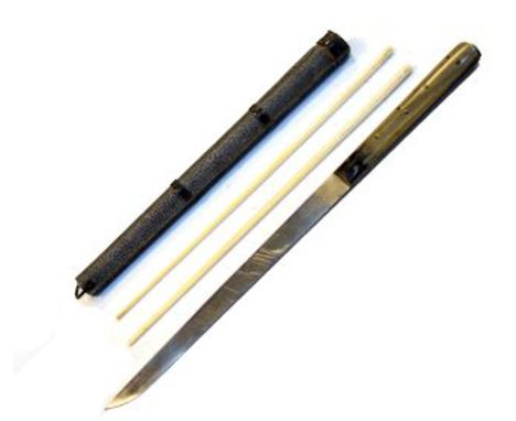 Early 20th Century chopstick set in shagreen case Condition: