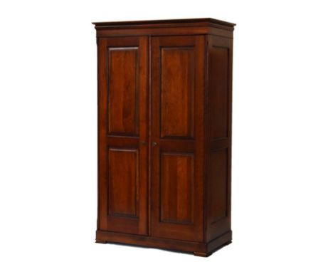 St. Michael Furniture for Marks &amp; Spencer - Double wardrobe enclosing shelf over hanging space, 110cm wide x 191cm high  