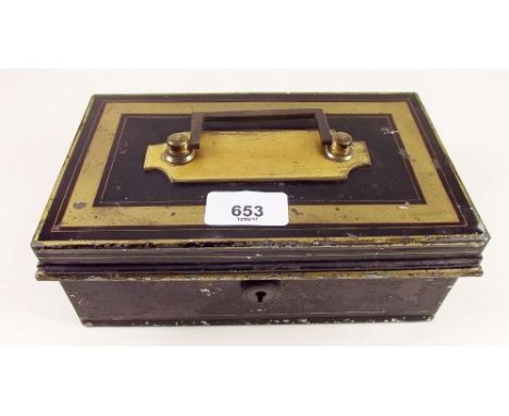 An old Post Office cash tin