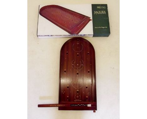 A Jaques bagatelle board - boxed 