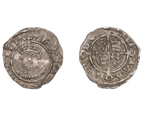 Henry VIII (1509-1547), Third coinage, Penny, London, mm. lis on obv. only, facing bust 1, trefoil stops, 0.53g/12h (Whitton 