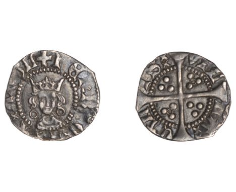Henry VI (First reign, 1422-1461), Annulet issue, Halfpenny, Calais, mm. cross V on obv. only, 0.49g/5h (Whitton 3; N 1435; S