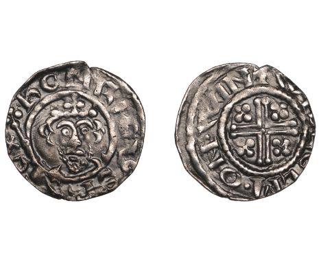 Richard I (1189-1199), Penny, class IIIab2, Winchester, Willelm, willelm · on · win, 1.48g/11h (Winchester Mint 2556 [dies B/