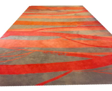 HELEN YARDLY CARPET, 610cm x 370cm, 'Trunks' design (RRP £11, 787.60)