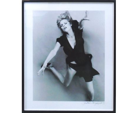 JONATHAN GLYNSMITH, 'Eva Herzigová', silver gelatin print, signed lower right, 59cm x 49cm, framed and glazed. 