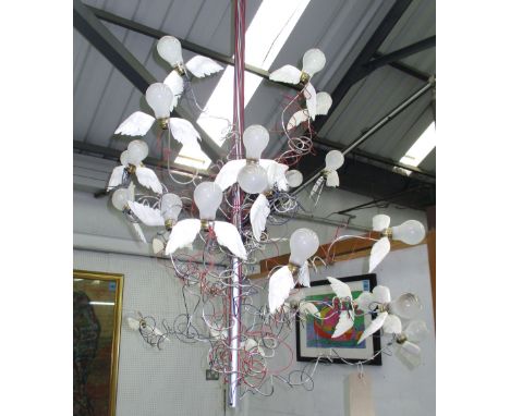 BIRDS BIRDS BIRDS CHANDELIER, by  Ingo Maurer, 190cm H.