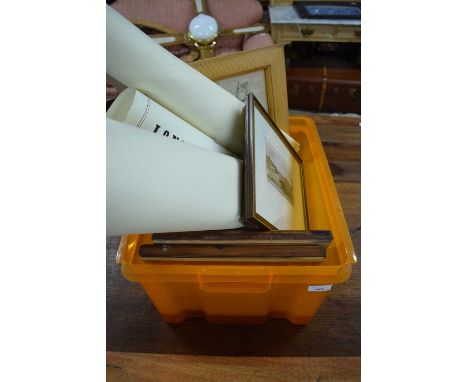 MIXED LOT COMPRISING PHOTOGRAPHIC PRINT OF WHERRIES, VARIOUS REPRODUCTION MAPS OF LONDON AND ITS SUBURBS, PUBLISHED BY HARRY 