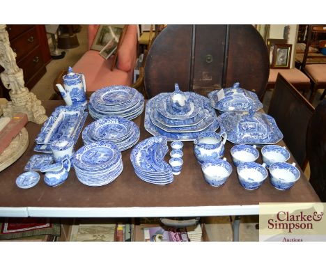 A quantity of Copeland Spode "Italian" patterned dinnerware