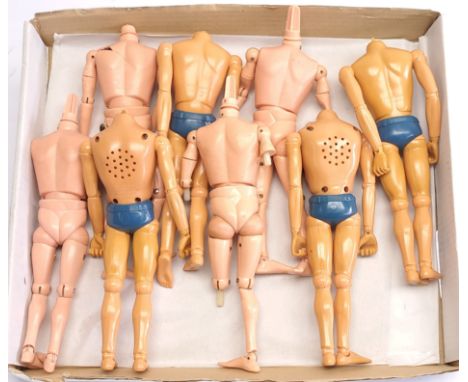 Palitoy Action Man Vintage an unboxed group of Figures / Undressed - all are missing heads, some are missing limbs - conditio