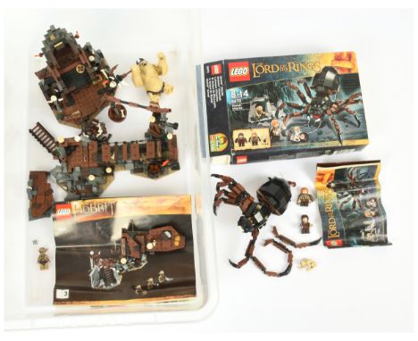 Lego Tolkien Pair (1) 9470 Lord Of The Rings - Shelob Attacks - built model, with box &amp; instructions (2) 79010 The Hobbit