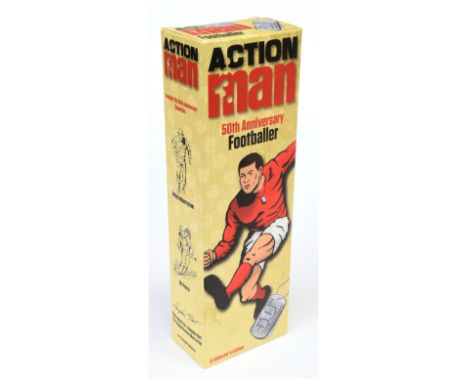 Action Man 50th Anniversary Collectors Edition Footballer AM713, expected to be Mint in sealed Excellent Plus to Near Mint pa