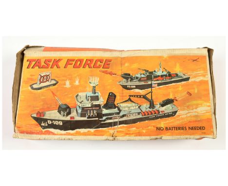 Deluxe Topper Toys - Task Force Set - comprising 50cm Destroyer and 30cm PT Boat - large scale plastic models with various ac