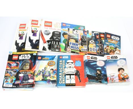 Lego Reference, comic Books &amp; Magazines to include Hardback Star Wars Character Encyclopedia, 3 x Visual Dictionary Super