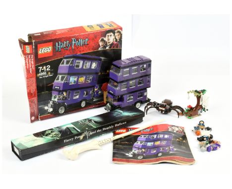 Lego Harry Potter Group (1) 4866 The Knight Bus - built model, with instructions, includes some Minifigures, but not checked 