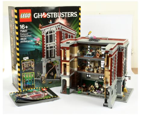 Lego 75827 -"Ghostbusters" Fire House Headquarters - built model, with instructions, includes some Minifigures, but not check