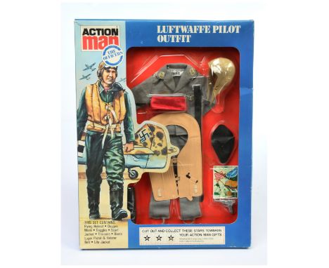 Palitoy vintage Action Man Luftwaffe Pilot Outfit, Excellent to Mint, within Good packaging (packaging has some creases and t