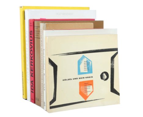7 Kunstbücherbest. aus: Kurt Leonhard, Ida Kerkovius - Leben und Werk, 1967, handschriftliche Widmung Leonhards an Otto Feuch