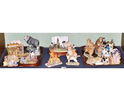 Border Fine Arts 'Wrong Side of the Fence' (Ewe and Lambs), model No. JH100 by Anne Wall, limited edition 391/1500, with cert