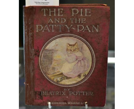 Potter, Beatrix The Pie and the Patty-Pan. Frederick Warne & Co., 1905. Org. Pictorial boards, upper board lettered in white 