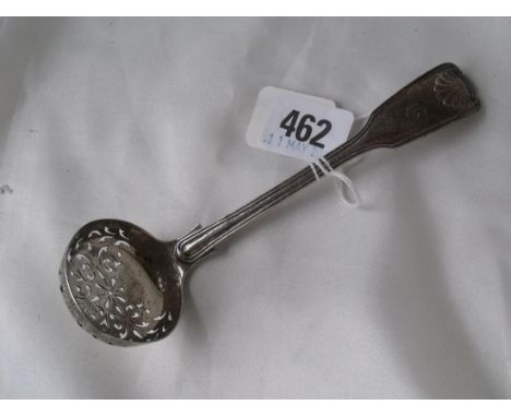 A fiddle thread & shell Victorian sifter ladle Lon 1860  by GA  60g        
