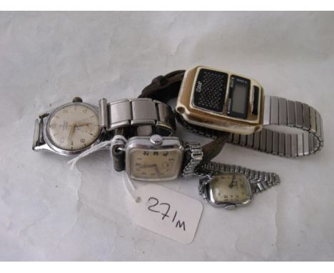 Group of 4 vintage wrist watches     