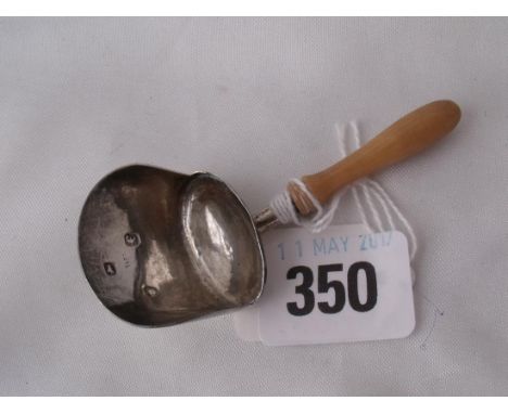 Georgian caddy scoop Lon 1781     