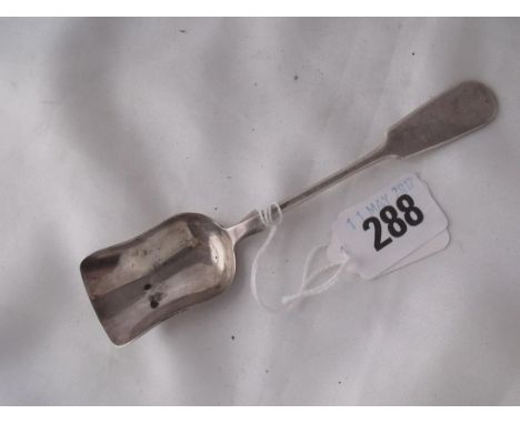 Exeter - fiddle pattern sugar spoon 1878 by JW Co 18g  