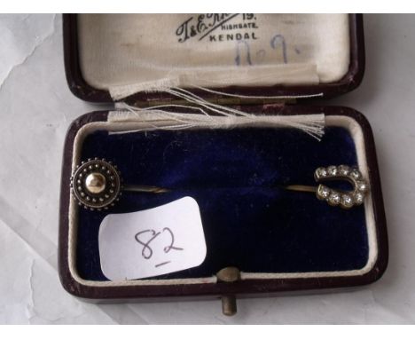 Two antique stick pins      