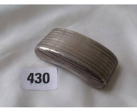 A Georgian snuff box with cushion shaped body 1.5”  wide Birm 1808  40g       