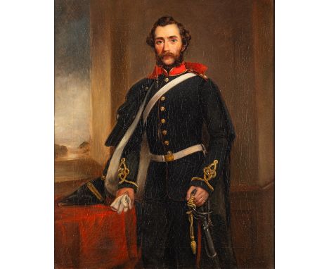 British School, 19th Century -Portrait of an officer traditionally identified as Lt Col Patrick Arthur Keating -Oil on canvas