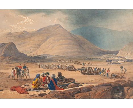 After James Atkinson (British, 1780-1852) - Sketches in Afghanistan - Album of twenty-five colour lithographs (all mounted) -