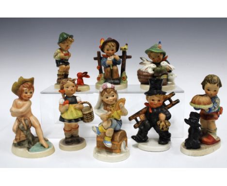 Collection of Hummel figures, tallest 14cm (8)