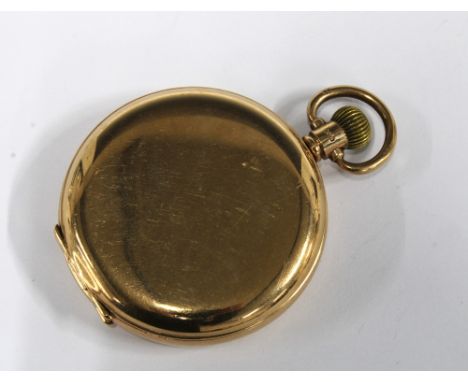 An Elgin 9ct Gold Cased Full Hunter Pocket Watch, the circular signed dial with Roman numerals, subsidiary seconds dial and o