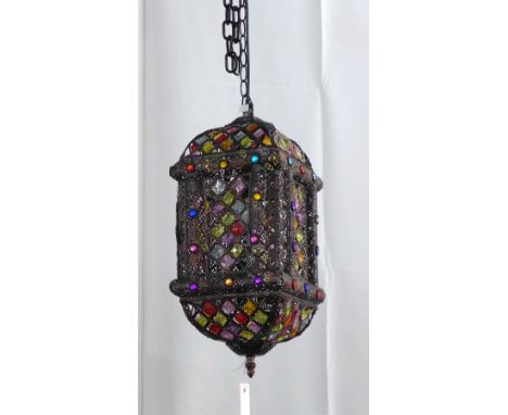 Modern Moroccan style lantern style ceiling light, 40 x 19cm